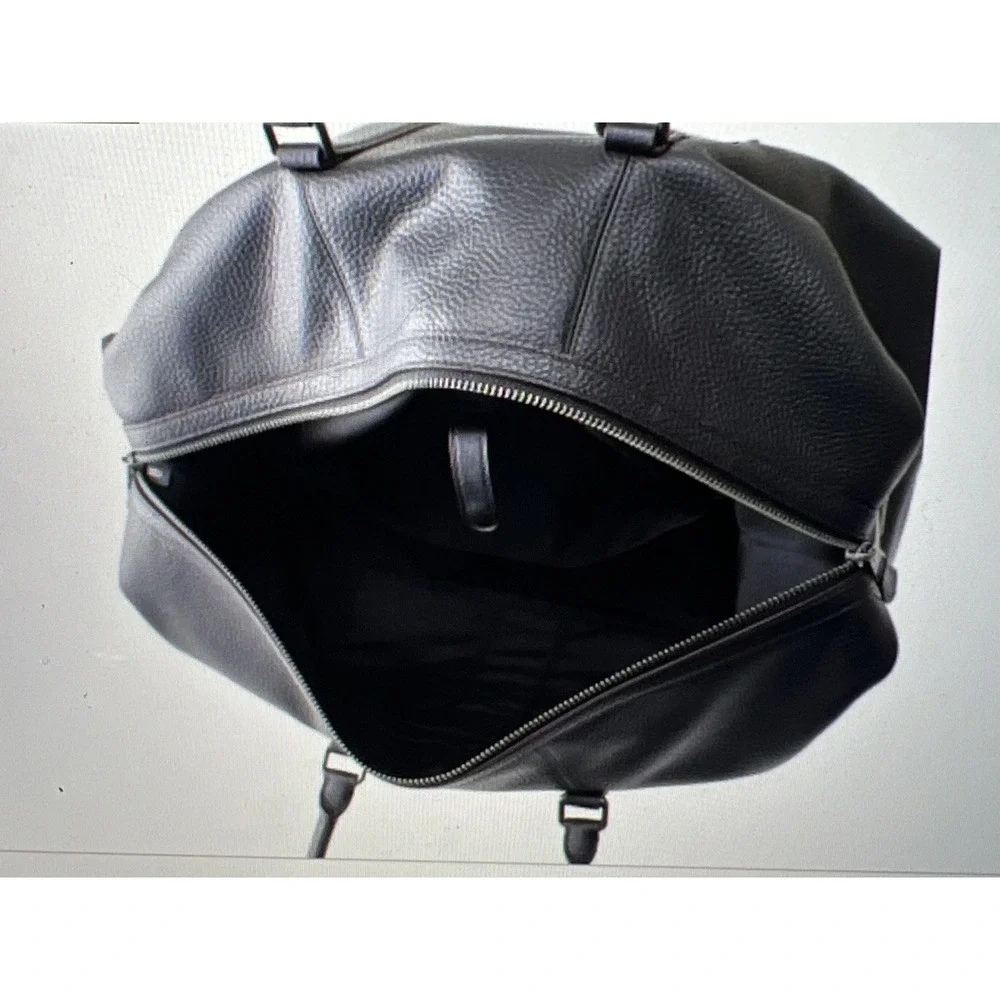 Coach Black Pebble Leather Trekker Interior Patch Design